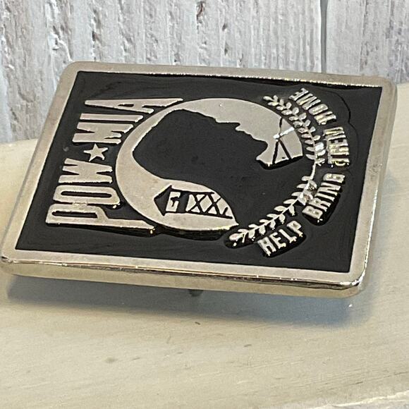 POW MIA Belt Buckle Help Bring Them Home Military - Picture 6 of 6